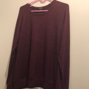 burgundy pullover top